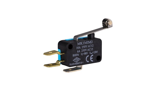 Metal Uzun Kollu Makaralı 1CO MK1 Serisi Mikro Switch